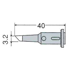 goot（グート）（太洋電機産業） 交換こて先 3.2C型 GP-501RT-3.2C GP-501RT-3.2C