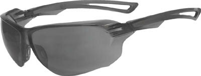 楽天イチネンネットTRUSCO（トラスコ中山）:二眼型セーフティグラススポーツタイプレンズグレー TSG-108GY 二眼型セーフティグラス（穴あきツル） レンズグレー（1個） TSG108GY オレンジブック 3658414