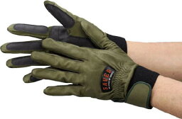 シモン:セイバーNo.20濃緑 M寸 SAVER20 牛本革手袋“セイバーNo.20” M寸（1双） SAVER20M オレンジブック 4040031