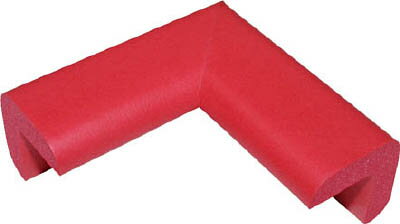 TRUSCO（トラスコ中山） 安心クッションコーナー用 細 レッド TAC-65