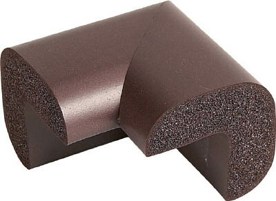 TRUSCO（トラスコ中山）:安心クッションコーナー用 大 ブラウン TAC-22 “安心クッション”（コーナー型） ブラウン（1個） TAC22 オレンジブック 4377125