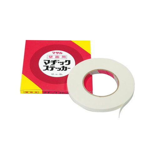 マサル工業：マヂックステッカー(壁面用) 25mm 50個入 25KMS-50