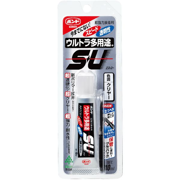 コニシ:ウルトラ多用途SU クリヤー 10ml #04591 超速硬化、超強力