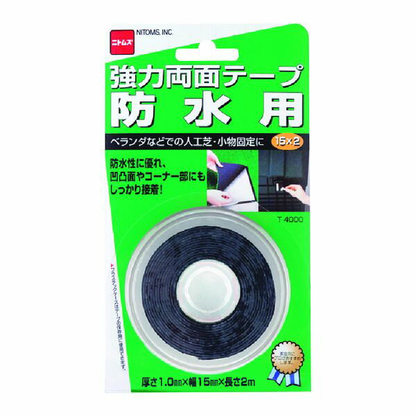 樂天商城 - ニトムズ:強力両面テープ 防水用 15mm×2m T4000 植木鉢などの固定に最適