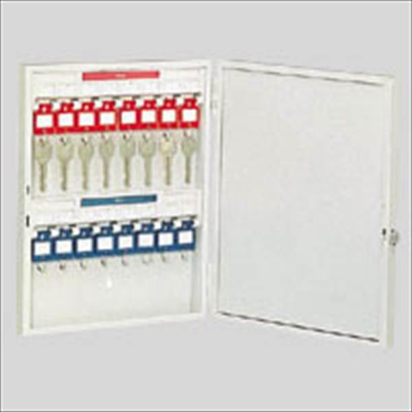 ナカバヤシの一覧はこちらホルダーがカラー分類されているので鍵の保管、整理がスムーズ。●収容数：16個吊●外寸：幅280×奥55×高350mm●キーホルダー窓枠寸法：縦15×横20mm●携帯，壁掛共用型●取り付け穴，ネジ各3個付【品番】KS-...