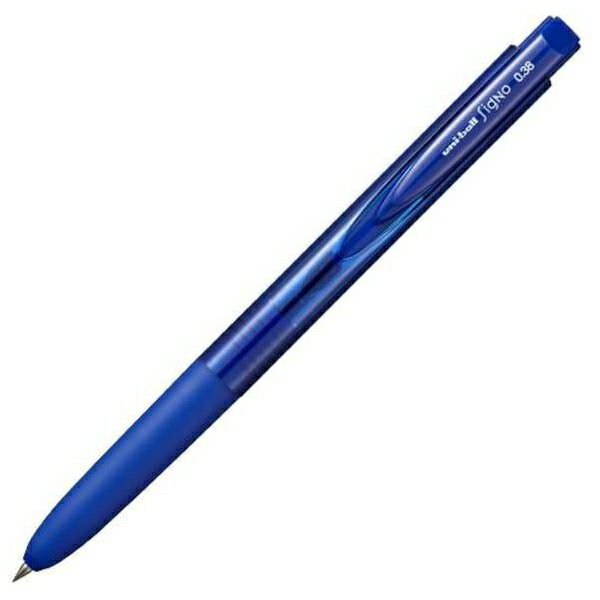 樂天商城 - uni（三菱鉛筆） ユニボール シグノノック式 RT1 （0.38mm） 青【インク色:青】 UMN-155-38.33 UMN155N38.33 事務用品 文房具 筆記具 ファイル 机上整理 オフィス 青（インク色青] UMN15538.33