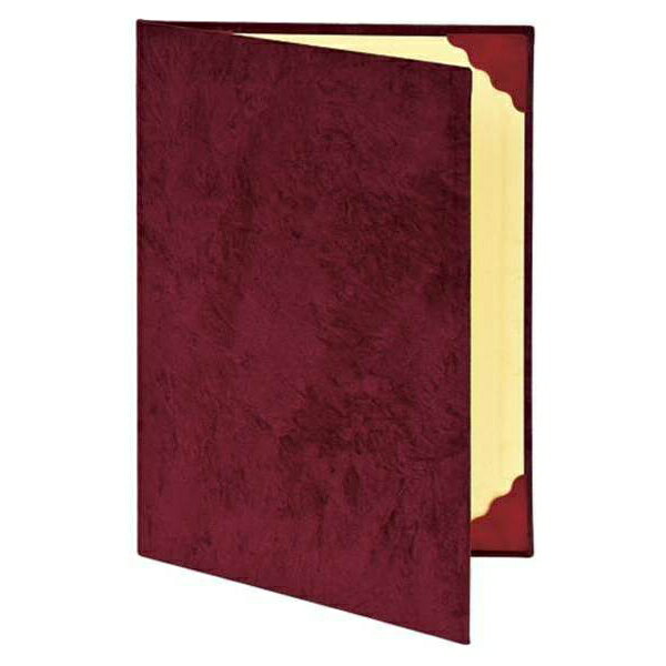 ナカバヤシ 証書ファイル （スエード調） エンジ B5判 FSS-B5-R 事務用品 文房具 記念 ファイル 名札 ..