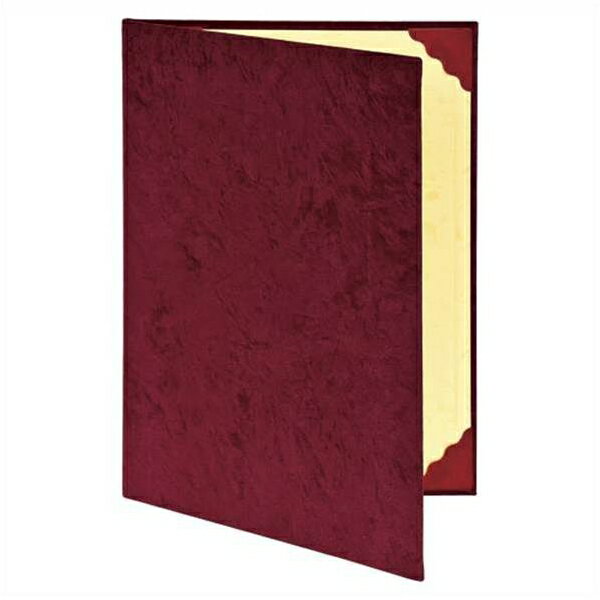ナカバヤシ 証書ファイル （スエード調） エンジ A4判 FSS-A4-R 事務用品 文房具 記念 ファイル 名札 ..