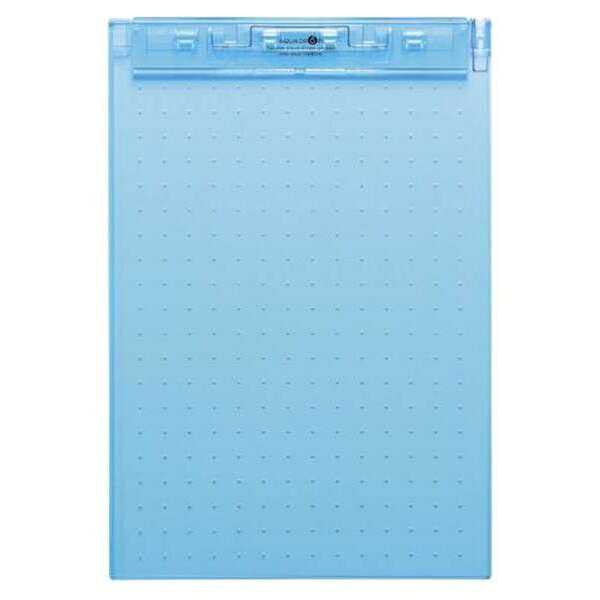 LIHIT LAB.（リヒトラブ） AQUA DROPs 超薄型クリップボード A4判タテ型 青 A-5067-8 A-5067-8 事務用品 文房具 筆記具 ファイル 机上整理 オフィス 20951