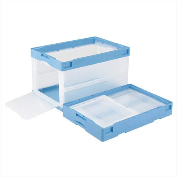 リス 折りたたみコンテナー 幅530×奥366×高325mm 扉サイズ：縦216×横260mm CB51NR カタトビラ Bトウメ..