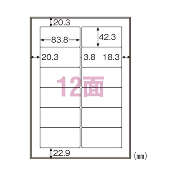 ヒサゴ 屋外用ラベル 強粘着 10枚 A4判12面 KLP861S 事務用品 文房具 筆記具 ファイル 机上整理 オフィス KLP861S 24328