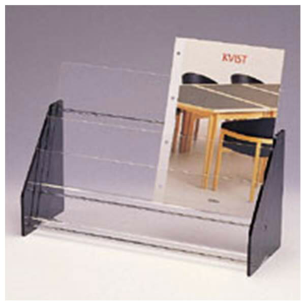 Desk Tray - クラウン パンフレット台 A4判2列2段 CR-PF221-T 家具 オフィス 備品 事務 安全 安心 機器 作業 CR-PF221-T 26174