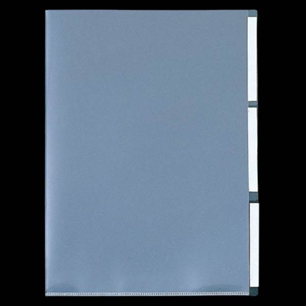 山口工業 クリアホルダー3ポケット A4判 3山 クリア YG-54 YG-54 事務用品 文房具 筆記具 ファイル 机上整理 オフィス 46831