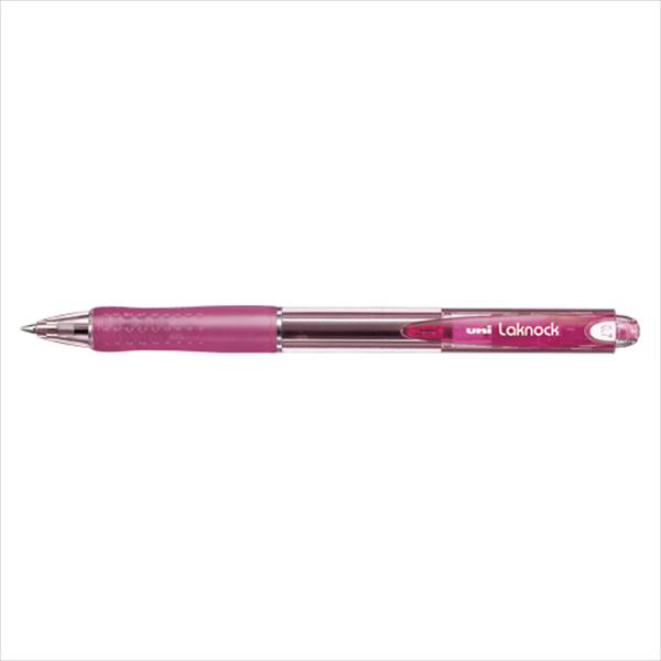 uni（三菱鉛筆） VERY楽ノック （0.7mm） 透明ピンク【インク色:黒】 SN-100-07T.13 SN10007T.13 事務用品 文房具 筆記具 ファイル 机上整理 オフィス 透明ピンク（インク色黒） SN10007T.13 47636
