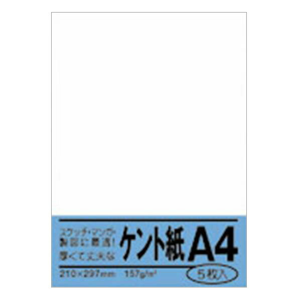 菅公工業 ケント紙 5枚 A4判 紙厚:0.2mm ベ051 事務用品 文房具 筆記 ファイル 机上整理 学習 幼児 児童 紙厚0.2mm ベ051 47872
