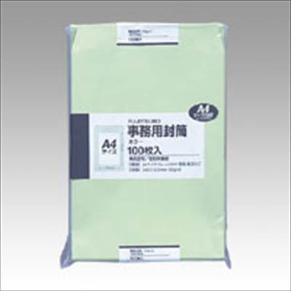 マルアイ クラフト封筒カラー （100枚パック） 角2 グリーン 100枚 PK-121G グリーン 事務用品 文房具 ..