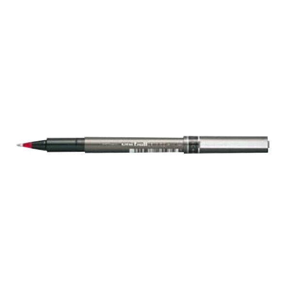 Ball-Points - uni（三菱鉛筆） 水性ボールペンユニボール （0.5mm） 【インク色:赤】 UB-155.15 UB155.15 事務用品 文房具 筆記具 ファイル 机上整理 オフィス （インク色赤] UB155.15 68400