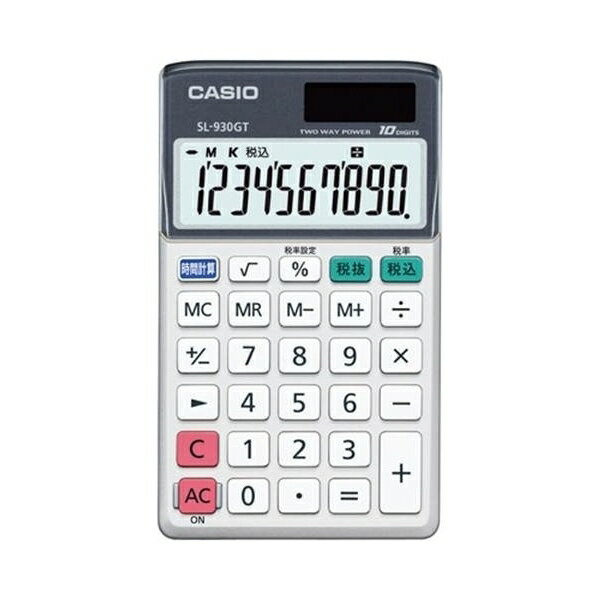 【メール便送料無料】CASIO（カシオ） カシオ電卓 SL-930GT-N SL-930GT-N 事務用品 文房具 筆記具 ファ..