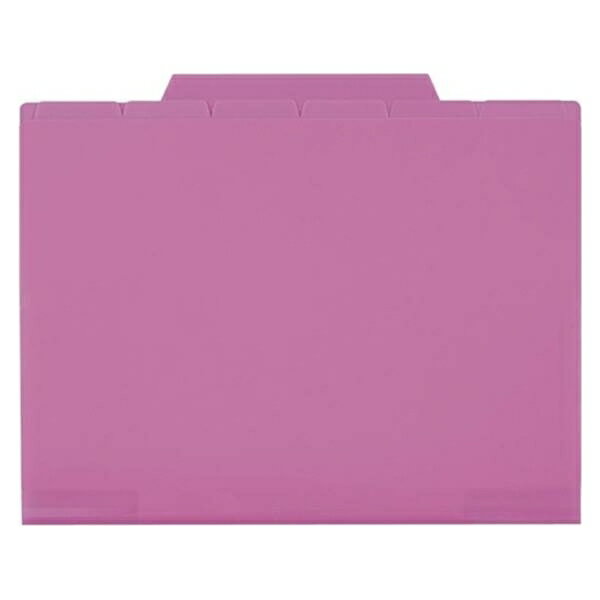 A4 Size - セキセイ アクティフ インデックスフォルダー A4判ヨコ型 12山 ピンク ACT-912-21 ACT-912-21 ピンク 事務用品 文房具 筆記具 ファイル 机上整理 オフィス 70271