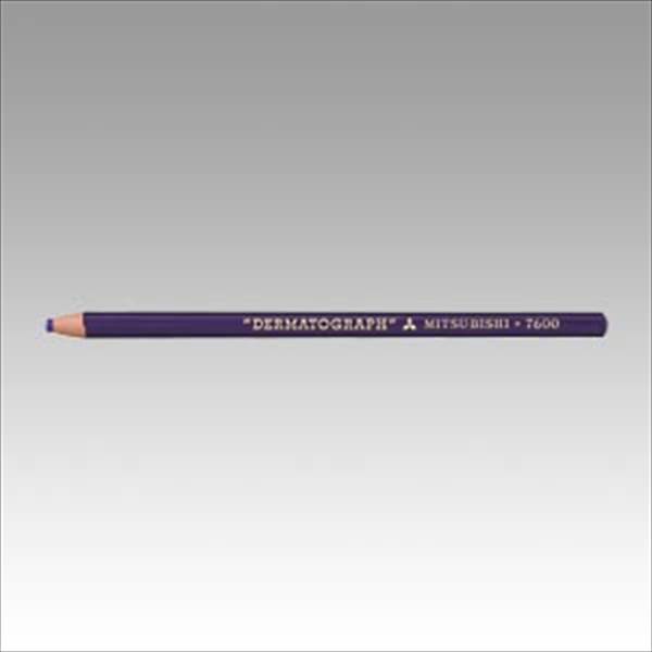 uni（三菱鉛筆） 油性ダーマトグラフ 【インク色：紫】 12本 K7600.12 事務用品 文房具 筆記具 ファイル 机上整理 オフィス （インク色紫] 71854