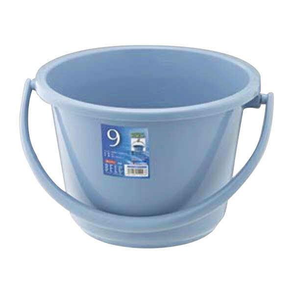 リス BELC バケツ ブルー バケツ 外寸:径304×高209mm 容量:9l 材質:PP 12928-8 （GBEC213） 事務用品 ..