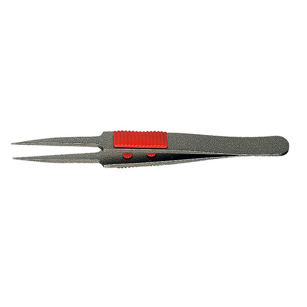 Tweezers - ANEX（アネックス） NO.224 ステンレスラバーグリップフッ素加工ピンセット NO.224 000675035224