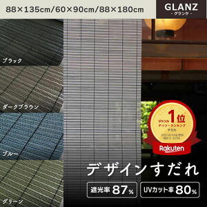 【あす楽】すだれ グランツ 日本製 遮熱 遮光 省エネ 室内 インテリア パーテーション 間仕切り 目隠し サンシェード スダレ ベランダ テラス おしゃれ 簾 60×90cm 88×135cm 88×180cm 三宅製簾