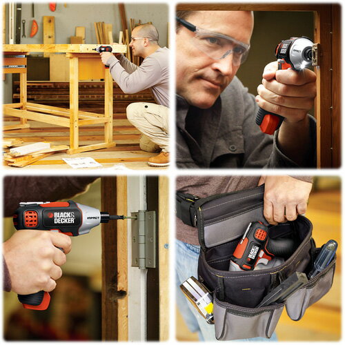 BLACK & DECKER:7.2V インテリアソフトインパクト ISD72