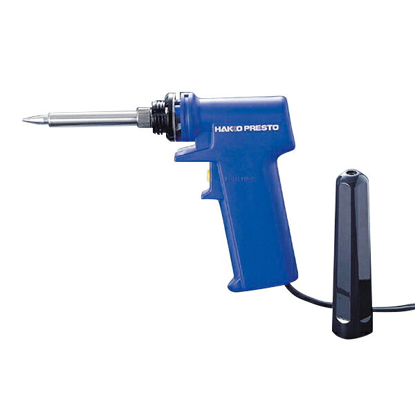 HAKKO(白光)の一覧はこちら耐熱キャップ付で出張修理に最適通常は20Wで使用しますが、スイッチを押している間は130Wで加熱できます(連続30秒まで)。ガンタイプ簡単な電気製品の修理からトランスなど大型部品のはんだ付けまで対応□電源(V)：AC100V 50/60Hz□全長(mm)：160□消費電力(W)：20/130(スイッチオン時)□付属コテ先：BI型 (No.980-T-BI)□ヒーター：セラミックヒーター□プラグ形状：平型プラグ□重量：100g□交換部品：A1367(ヒーター)・B1157(固定パイプ)・B2564(保護パイプ)・B1784(袋ナット)※スイッチを押して使用できるのは、連続30秒までです。※安全のため、こて台をお使いください。※全長と重量はコード・キャップを除きます。●この商品はメーカー取寄せ品です●この商品は複数店舗と在庫を共有しています。●不具合がある商品、配送中の破損、商品の瑕疵、品違いのみ商品の返品をお受けしております。JANCD:4962615005350【銀行振込・コンビニ決済】等前払い決済予定のお客様へ当商品は弊社在庫品ではなく、メーカー在庫品です。在庫確認後に注文確認を行い、お支払いのお願いを送信させて頂きます。休業日、14:00以降のご注文の場合は翌営業日に上記手続きを行います。お時間が掛かる場合がございます。