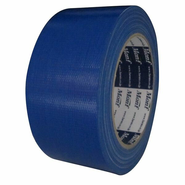 古藤工業:カラー布粘着テープ No.890 青 50mm×25m NO.890 青 50MM×25M 梱包 作業 識別 イベント ライン用 色分け 体育の日