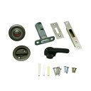 日中製作所:引戸用チューブラ鎌錠 表示タイプ ブロンズ バックセット51mm NP121-W-B 建築金物 錠前 ハイロジック