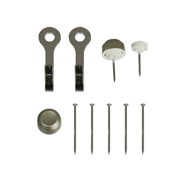 ベルク ニコピンフック シングル シルバー 2個入り M-081