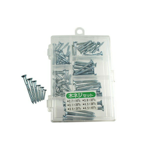 楽天イチネンネットハイロジック: 木捻セット ケース入 C-934 お得なセット品 00013934 木ネジ DIY 工具 大工