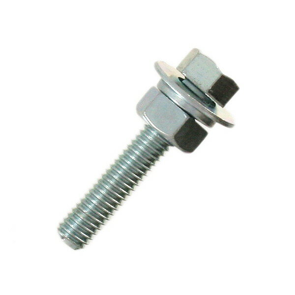 ハイロジック ユニクロ六角小捻ナット付 3/8x50ミリ 入数1個 F021