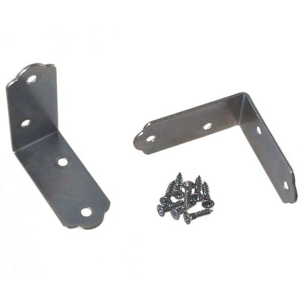 ハイロジック:ユニクロ金折 37ミリ 入数1袋 （2個） F-902 金具・ジョイント・DIY部品シリーズ