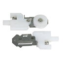 ハイロジック:網戸用取替戸車 YKKビス止1 入数1袋 (左右1セット) ATYKK11805/6 ** 網戸・サッシ・雨戸・引き戸の戸車交換シリーズ 0009...