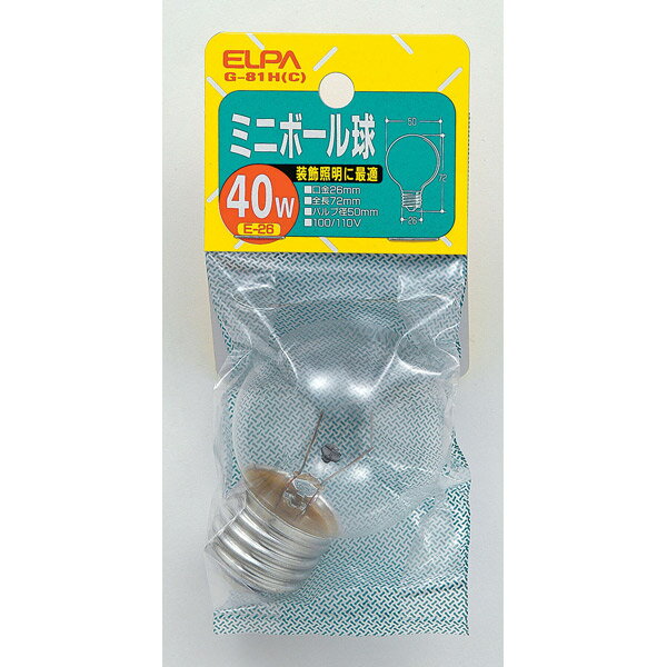 ELPAʥѡ:ߥ˥ܡ40W G-81HC G-81HC