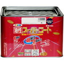【5/5限定!抽選で最大100%ポイントバック★要エントリー】アサヒペン:油性スーパーコート 5L 白 4970925545015 塗料 ペンキ 油性多用途 超...