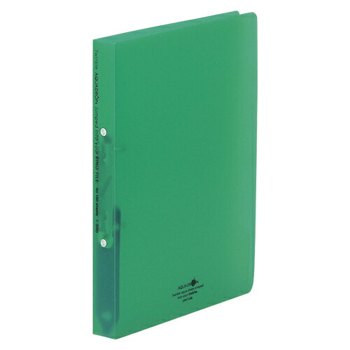 LIHIT LAB.（リヒトラブ）:ツイストリングファイルA4S 緑 F-5005-7 ツイストリングファイルA4S F5005-7 緑 F-5005-7 7693