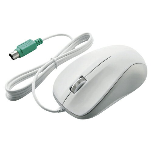 ELECOM（エレコム） 光学式マウス PS2 3ボタン ホワイト M-K6P2RWH/RS M-K6P2RWH/RS