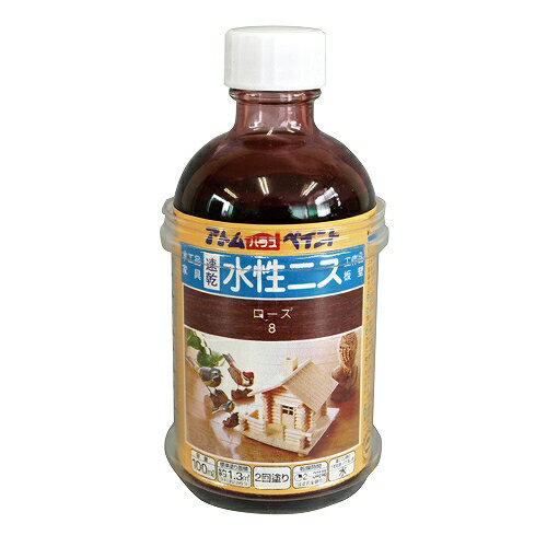 水性ニス 100ML ローズ 4971544078069