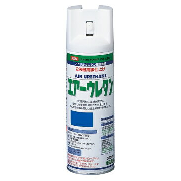 イサムエアゾール工業:エアーウレタン 315ML ブルー