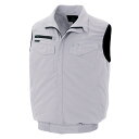 AITOZ(アイトス):ベスト 空調服 (R) (男女兼用) シルバーグレー LL 2997 暑さ対策 ストレッチ 軽量 2997