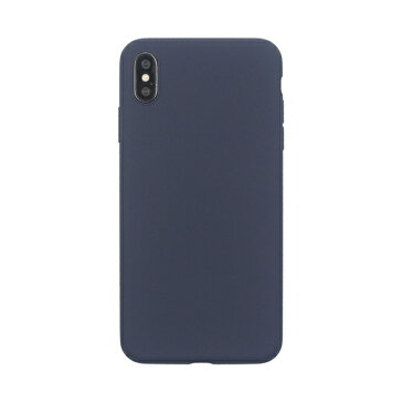 JM(ジェイエム):ソフトケース 汚れに強い リキッドシリコン素材/EXTRA SLIM SILICONE CASE iPhoneXS/iPhoneX Midnight Blue BLJMCS1001-MB