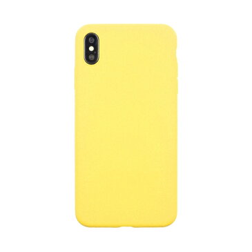 JM(ジェイエム):ソフトケース 汚れに強い リキッドシリコン素材/EXTRA SLIM SILICONE CASE iPhoneXS Max Yellow BLJMCS1013-YW