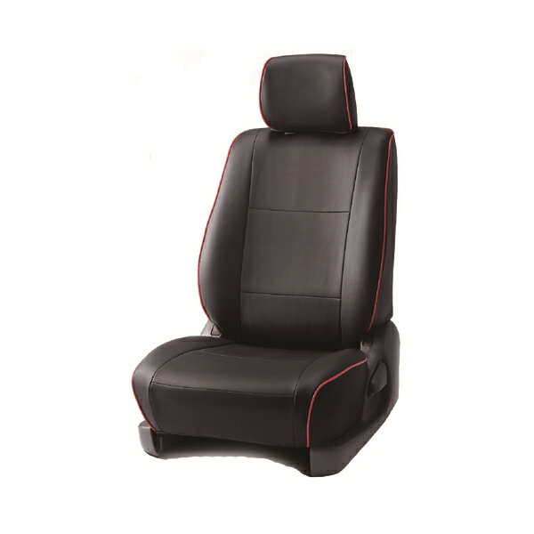 【メーカー直送】BELLEZZA（ベレッツァ） Basicα ベーシックアルファ シートカバー （ブラックxレッド） BECAT289B2