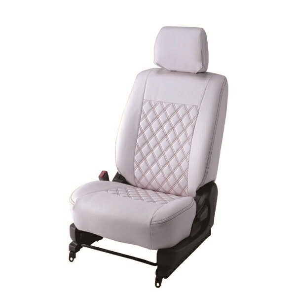 【メーカー直送】BELLEZZA（ベレッツァ） Wild Stitch ワイルドステッチ シートカバー （ホワイト×レッド） BEWSH028W3