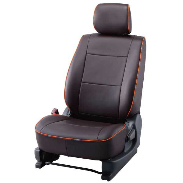 【地域制限有】【メーカー直送】BELLEZZA（ベレッツァ） Basicα ベーシックアルファ シートカバー （ブラウン×オレンジ） BECAT357DB2