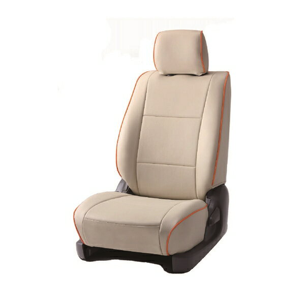 【メーカー直送】BELLEZZA（ベレッツァ） Basicα ベーシックアルファ シートカバー （アイボリーxオレンジ） BECAD766LV1