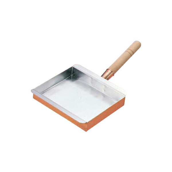 丸新銅器:銅 玉子焼 名古屋型 22.5cm 0499900